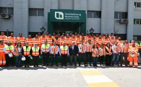 كامل الوزير يفتتح محطة لإعادة الطاقة المهدرة لمصنع “هايدلبرج” للأسمنت