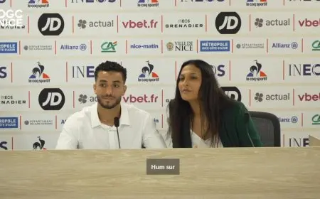 محمد عبدالمنعم يتصدر تشكيل نيس في مباراة مارسيليا