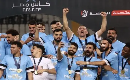 بيراميدز يغادر فندق إقامته استعدادا لمباراة الجيش الرواندي