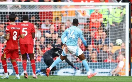 الهزيمة الأولى.. ليفربول يسقط على “أنفيلد” أمام نوتنغهام