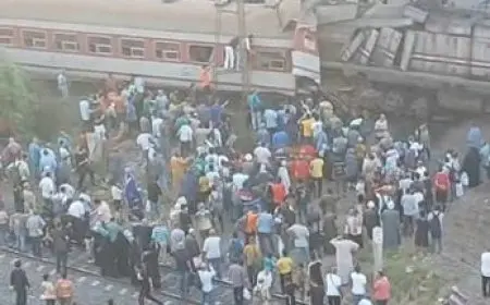 طوارئ في مستشفيات الشرقية بعد تصادم قطارين بالزقازيق