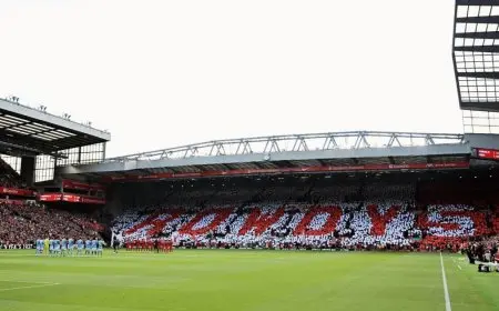 حضور قياسي على ملعب “آنفيلد” في هزيمة ليفربول أمام نوتنغهام