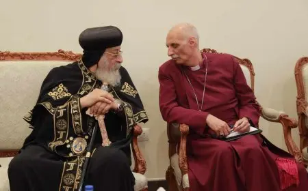 رئيس أساقفة الكنيسة الأسقفية يشارك في احتفال اليوبيل الذهبي لمجلس كنائس الشرق الأوسط