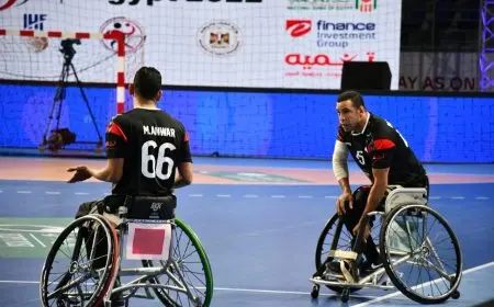 منتخب كرة اليد للكراسى المتحركة يفوز على أمريكا بثنائية وديا