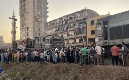 الصحة تعلن خروج 11 حالة من مصابي حادث تصادم قطاري الزقازيق