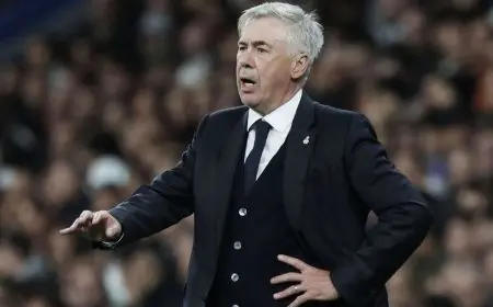 أنشيلوتي بعد الفوز على سوسيداد: لسنا جاهزين بنسبة 100%