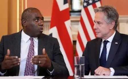 بيان أمريكي بريطاني مشترك: ندعم جهود مصر وقطر لوقف إطلاق النار في غزة