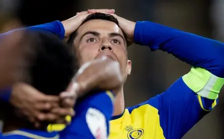 تفاصيل إصابة رونالدو بعدوى فيروسية وغيابه عن مباراة الشرطة العراقي