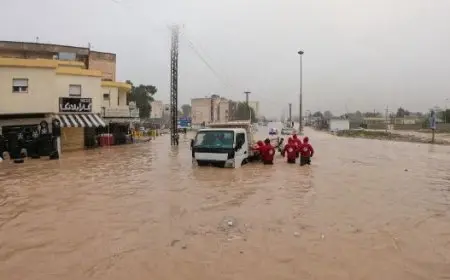 ليبيا: فصل الكهرباء احترازيا عن بعض المناطق في سبها بسبب السيول