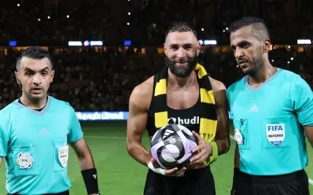 بنزيما الأفضل وكانتي بين الأسوأ في مباراة الاتحاد والوحدة
