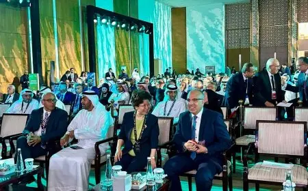 وزير الري يصل أبو ظبي للمشاركة في فعاليات المنتدى العربى السادس للمياه