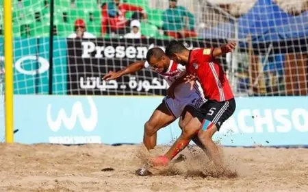 كاف يعلن موعد قرعة أمم إفريقيا لكرة القدم الشاطئية بمصر