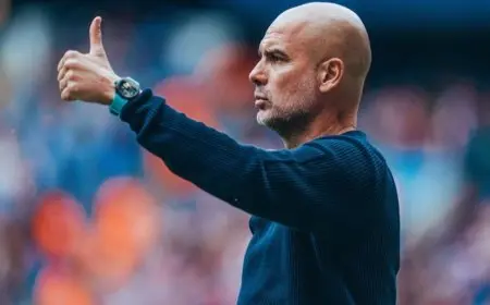 جوارديولا يكشف خطة مانشستر سيتي للتعامل مع ضغط المباريات