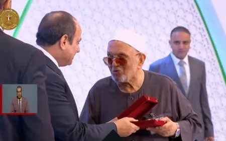 نجل الشعراوي يشكر الرئيس السيسي: اسأل الله أن يوفقه ويعينه