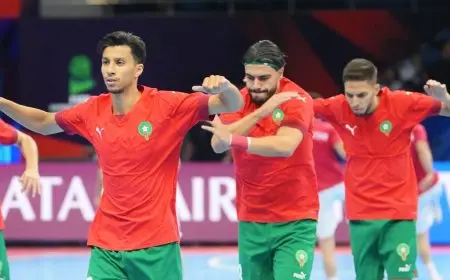 فوز صعب للمغرب على طاجيكستان بكأس العالم لكرة الصالات