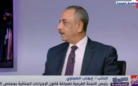 النائب إيهاب الطماوي: قانون الإجراءات الجنائية دستور مصغر لممارسة المواطنين لحقوقهم وحرياتهم العامة