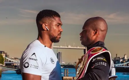 ويمبلي يستضيف نزال أنتوني جوشوا ودانييل دوبويس بموسم الرياض