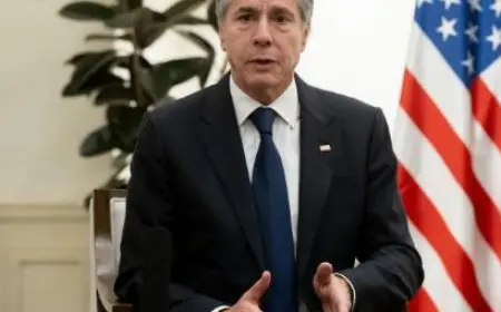 وزير الخارجية الأمريكي يتوجه إلى مصر لبحث وقف إطلاق النار في غزة