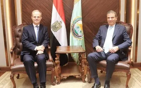 وزير الزراعة يبحث مع السفير البريطاني التعاون في مجال البحث العلمي ودعم منظومة الأمن الغذائي المستدام