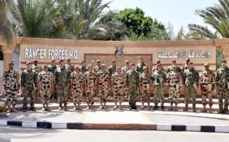 تدريب مشترك بين قوات الصاعقة المصرية والقوات الخاصة الصربية