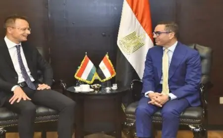 وزير الاستثمار يبحث مع وزير الخارجية والتجارة المجري سبل تعزيز العلاقات الاقتصادية بين البلدين