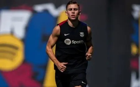 إصابة فيرمين لوبيز في تدريبات برشلونة وغيابه 3 أسابيع