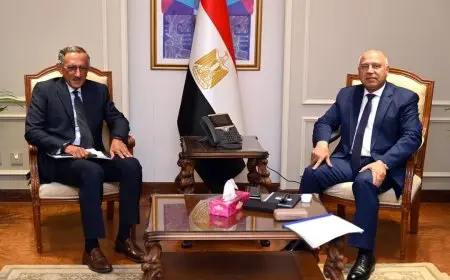 نائب رئيس مجلس الوزراء يبحث مع وفد غرفة التجارة الأمريكية بالقاهرة زيادة الاستثمارات الأمريكية بقطاعي الصناعة والنقل