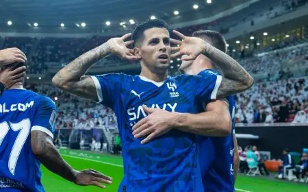 كانسيلو يسجل أول أهدافه مع الهلال السعودي