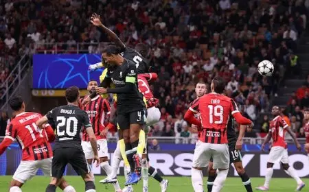 ميلان ضد ليفربول.. الريدز يتقدم على الروسونيري في الشوط الأول بدوري أبطال أوروبا