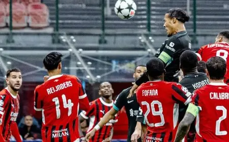 ليفربول يقهر ميلان بالركلات الثابتة في دوري أبطال أوروبا
