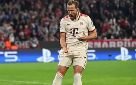 كين وبايرن ميونيخ يحطمان الأرقام القياسية بدوري أبطال أوروبا