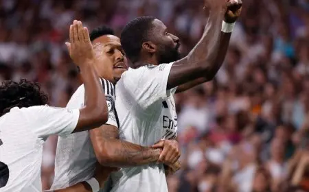 روديغر وإندريك يقودان ريال مدريد للفوز على شتوتغارت بدوري الأبطال