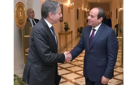 الرئيس السيسي يؤكد لـ بلينكن رفض مصر لمحاولات تصعيد الصراع في المنطقة