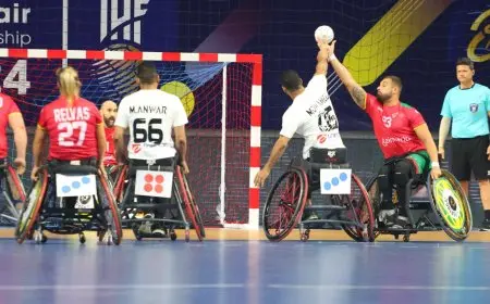 منتخب الكراسي المتحركة لليد يخسر أمام البرتغال في بطولة العالم