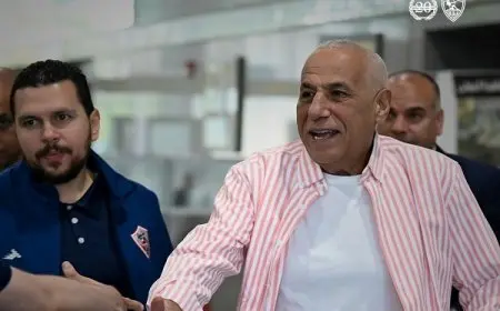 حسين لبيب يصل اتحاد الكرة لحضور اجتماع رابطة الأندية