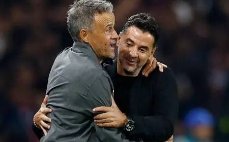 إنريكي يعترف بقوة جيرونا وصعوبة الفوز عليهم بدوري الأبطال