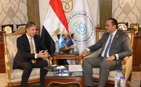 رئيس هيئة الرعاية الصحية يبحث التعاون المشترك مع ممثل برنامج الأمم المتحدة الإنمائي