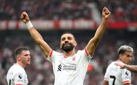 جيمي كاراجر يختار محمد صلاح ضمن التشكيل التاريخي لليفربول
