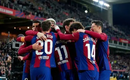 تشكيل برشلونة ضد موناكو.. ليفاندوفسكي في الهجوم