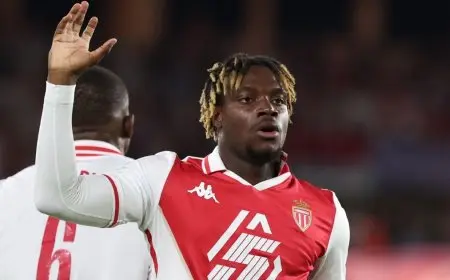 إيلينيخينا يكسر رقم مبابي ويدخل تاريخ موناكو بدوري أبطال أوروبا