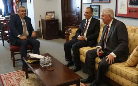 وزير الخارجية يواصل عقد لقاءات مع أعضاء الكونجرس