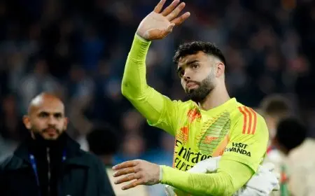 إنقاذ رائع من رايا يمنح أرسنال التعادل أمام أتالانتا بدوري الأبطال