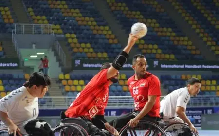 منتخب اليد للكراسي المتحركة يواجه فرنسا في نصف نهائي المونديال