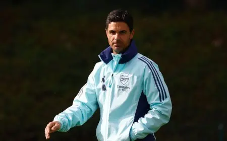 أرتيتا: أرسنال يستعد لمواجهة مانشستر سيتي منذ ما قبل الموسم