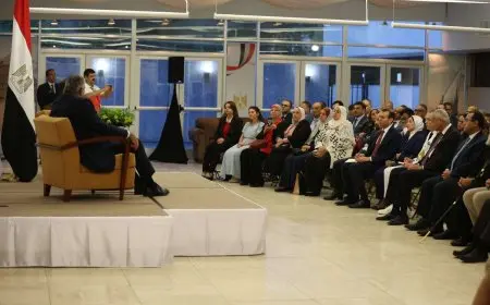 وزير الخارجية يلتقي مع بعض رموز الجالية المصرية في الولايات المتحدة