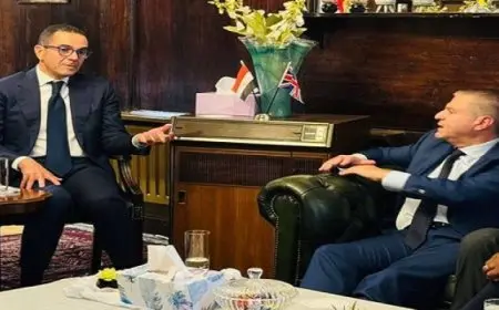 وزير الاستثمار والتجارة الخارجية يلتقي مسؤولي عدد من البنوك الدولية في المملكة المتحدة