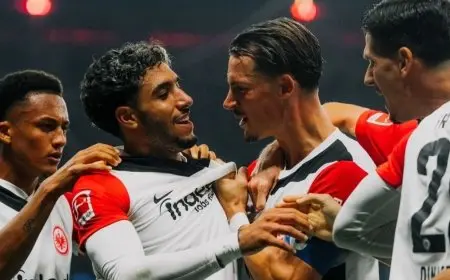 مرموش يتلاعب بدفاع غلادباخ ويسجل هدفاً رائعاً