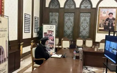 البابا تواضروس الثاني يلتقي شباب أمريكا الشمالية عبر تقنية زووم