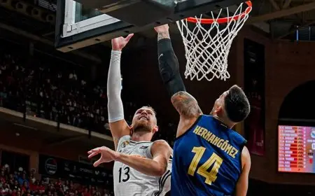 كرة سلة.. ريال مدريد يتخطى برشلونة في نصف نهائي سوبر إسبانيا