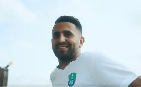 موقف رياض محرز مع الأهلي أمام الجندل بعد الإصابة بـ«الأنفلونزا»